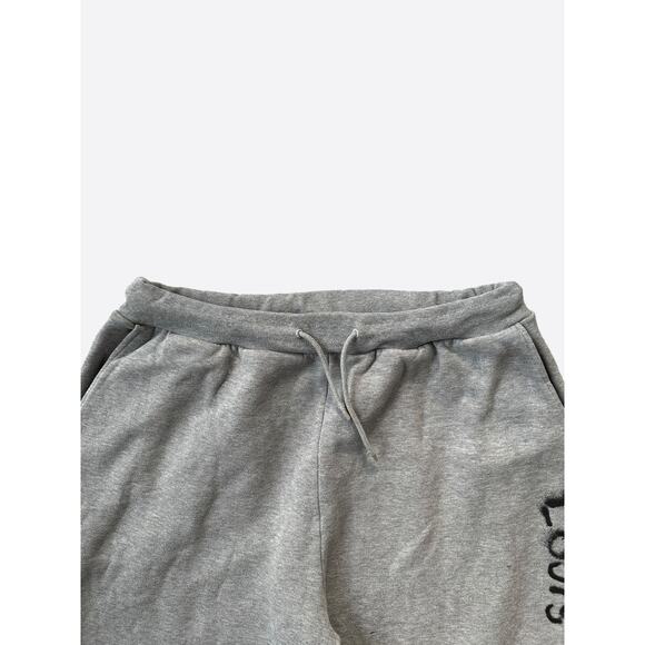 Louis Vuitton Grey & Black Graffiti Logo Sweatpants - Picture 3 of 9
